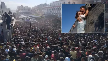 Gazze'de ateşkes: Filistinli rehineleri on binler karşıladı