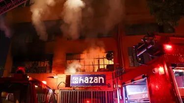 Bayrampaşa'da sanayi sitesinde yangın