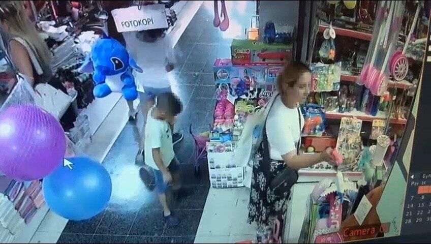 700 TL'lik oyuncak çalıp 10 liralık alışveriş yaptı