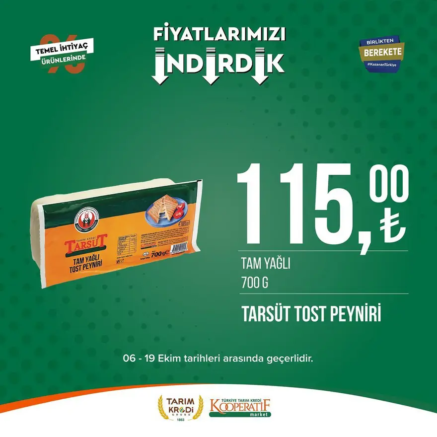 Tarım Kredi Kooperatif Market kasım ayına özel yeni indirimli ürünler: Birçok üründe yüzde 50 indirim fırsatı (2 Kasım 2023 Tarım Kredi Market indirimleri) 93
