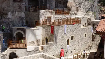 Sümela Manastırı’nda saklı mekanlar ziyarete açıldı