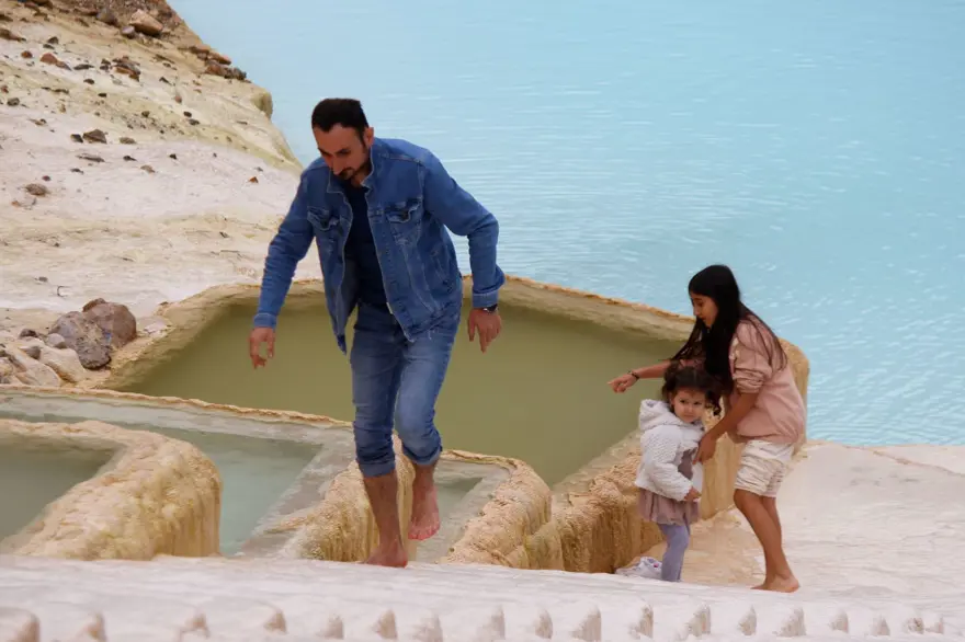 Giresun'da doğaseverlerin gözdesi: Göksu Travertenleri 7 Giresun'da doğaseverlerin gözdesi: Göksu Travertenleri 7