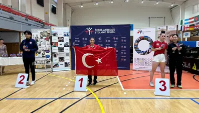Özel sporcu Ebru Acer’den Altın Madalya!