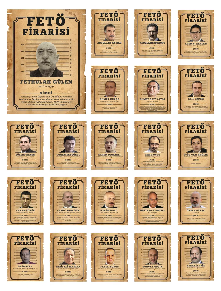 FETÖ’nün yurtdışına kaçan firarileri​ 