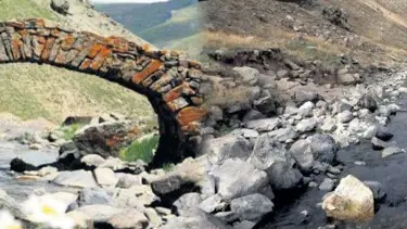 Yetkililer 'sel götürdü', köylüler 'çalındı' diyor (300 yıllık tarihi köprü)