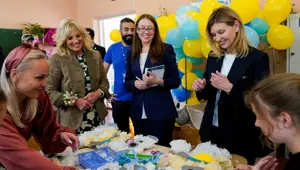 ABD Başkanı Joe Biden'ın eşi Jill Biden'dan Ukrayna'ya sürpriz ziyaret