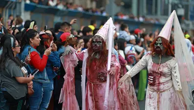 Mexico City'de "zombi işgali''
