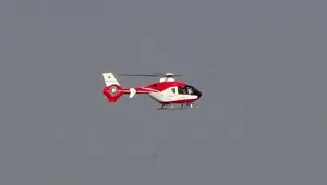 Ambulans uçak kalp hastası bebek için havalandı