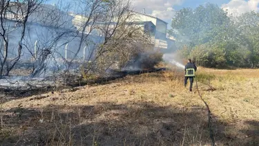 Çankırı'da ot yangını