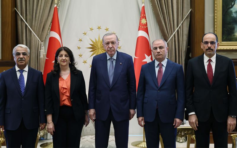Cumhurbaşkanı Erdoğan, DEM Parti heyeti ile görüştü