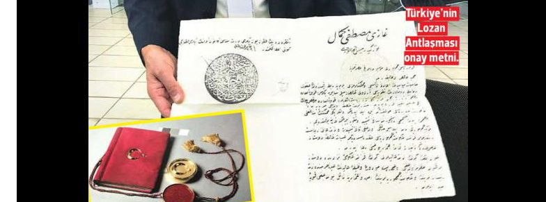 Atatürk'ün mührü ve Lozan'ın onay metni ilk kez sergilenecek