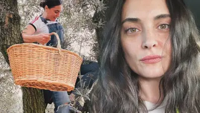 Kral Kaybederse ile ekranlara dönecek: Aslıhan Gürbüz'ün zeytin hasadı