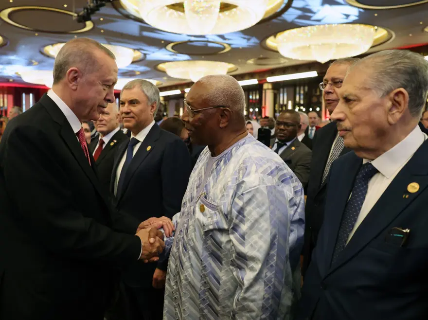 Cumhurbaşkanı Erdoğan için Beştepe'de tören 9