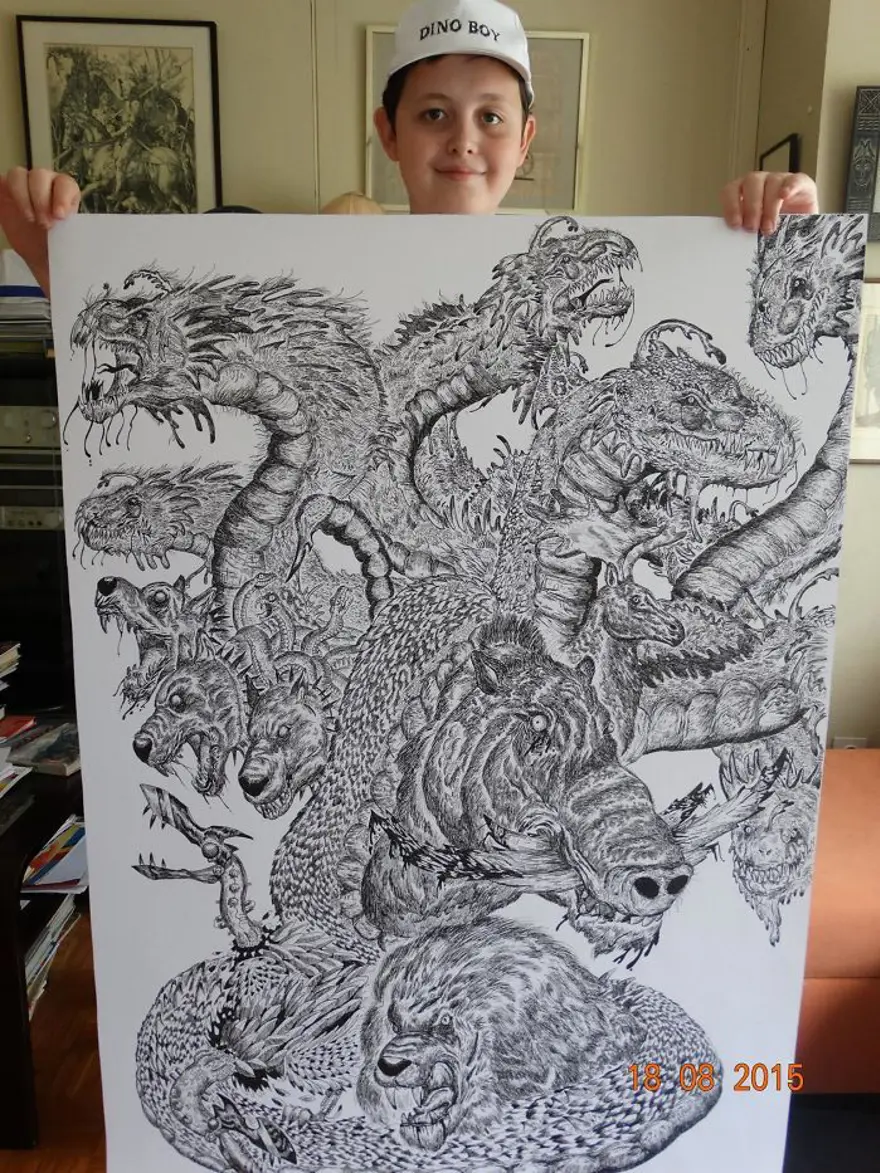 2 yaşında resme başlayan ressamın 16 yaşında yarattığı eserler 8