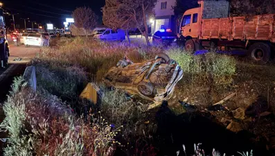 Kahramanmaraş'ta araba takla attı: Bir ölü