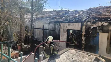 Ankara'da gecekondu yangını