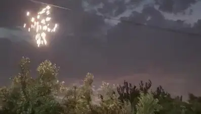 Zeytinlikte yangın tedirginliği yaşatan patlama