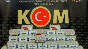 Bilecik'te 24 bin 800 adet tütün ve makaron ele geçirildi