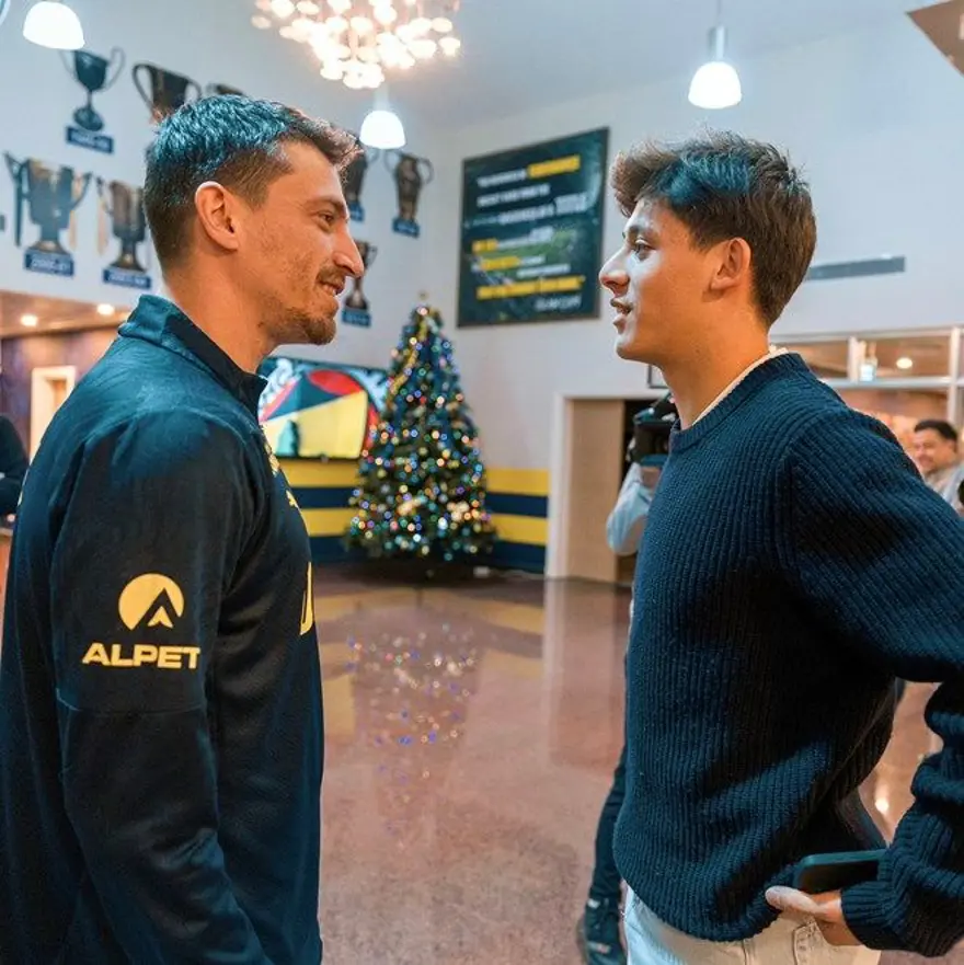 Milli futbolcu Arda Güler Fenerbahçe Can Bartu Tesisleri'nde 3