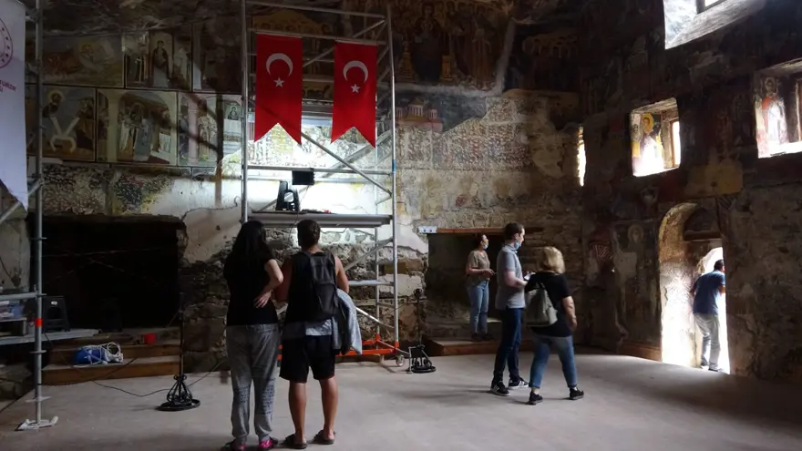 Sümela’da restorasyon ve kaya güçlendirme çalışmaları tamamlandı 3