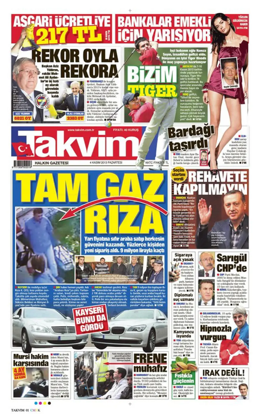 4 Kasım 2013 gazete manşetleri 16