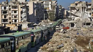 Halep'te tahliyeler durdu (Halep'te son durum) Halep'te tahliyeler durdu (Halep'te son durum)