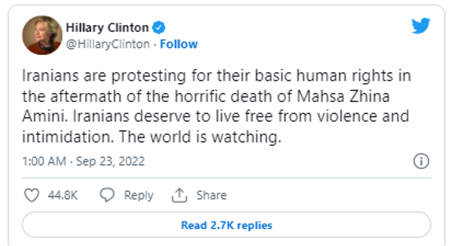 İranlı Mahsa Amini'nin ölümüne ünlü isimlerden gelen tepkiler 9