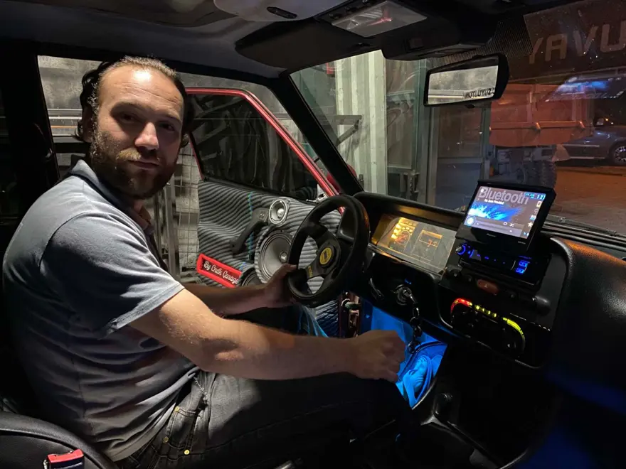 Bursa'da 12 bin TL'ye aldığı aracını 90 bin TL'ye yeniledi 4