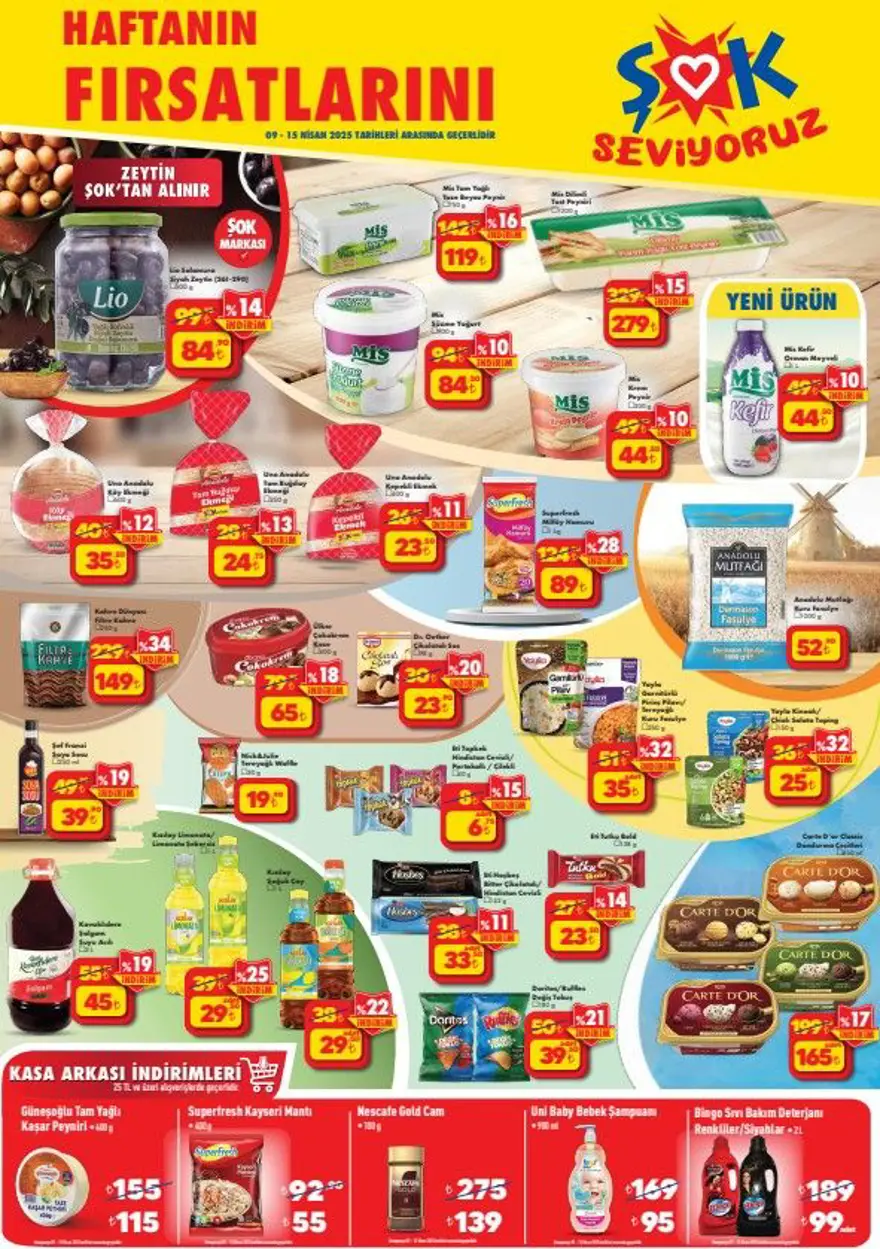 9-15 NİSAN ŞOK AKTÜEL ÜRÜNLER KATALOĞU 1