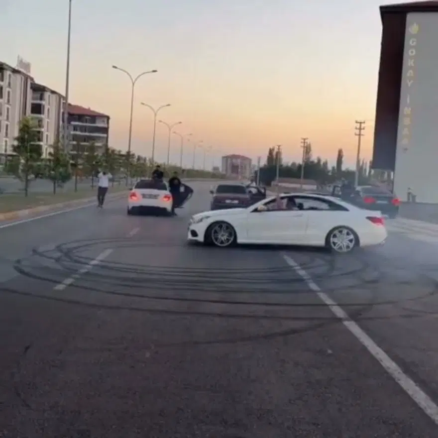 Düğün konvoyunda drifte 20 bin lira ceza 2