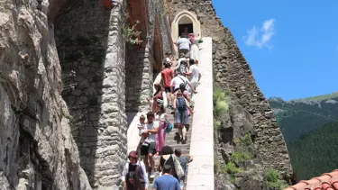 Sümela Manastırı'na ziyaretçi akını