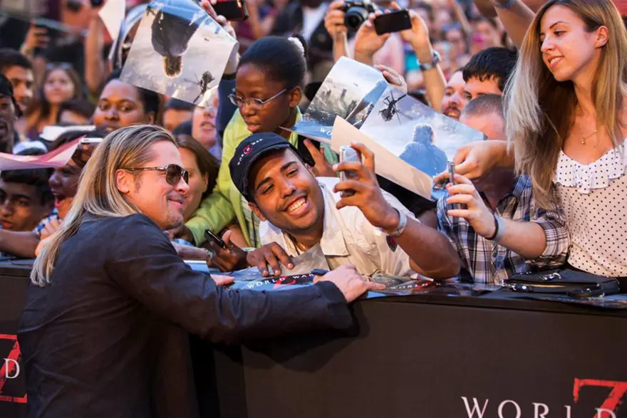 Times Meydanı'nda Brad Pitt izdihamı 8 Times Meydanı'nda Brad Pitt izdihamı 8