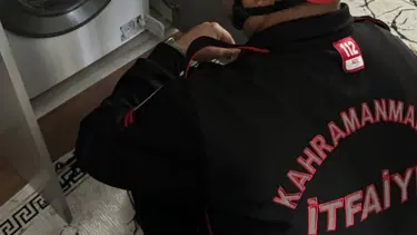 Çamaşır makinesine kedi girdi, itfaiye ekipleri kurtardı
