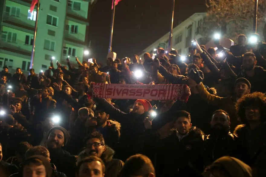 Sivas'ta Beşiktaş galibiyeti sevinci 5