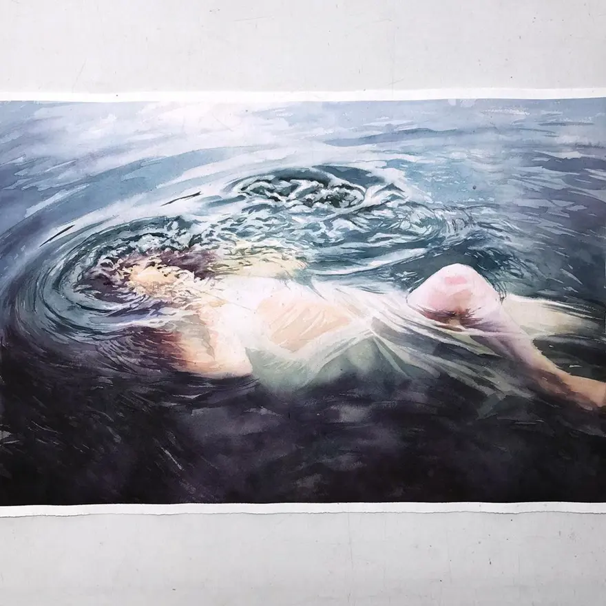 Gerçek gibi görünen sulu boya resimler 40