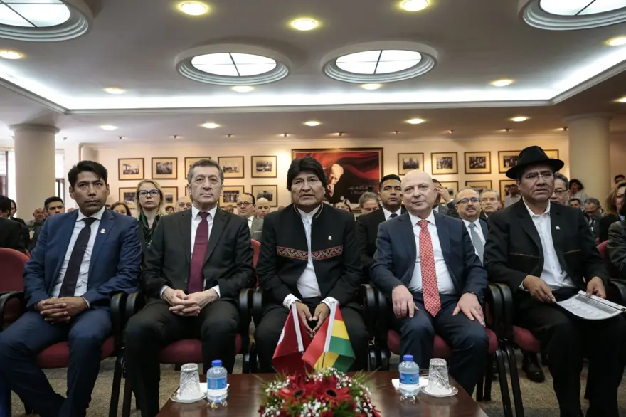 Bolivya lideri Morales Ankara'da 1