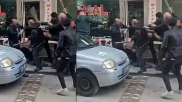 Bayburt’ta tekme, tokat ve sopalı kavga