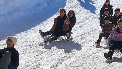 Artvin'de 200 yıllık festival: Tahta kızağını alan oraya koştu