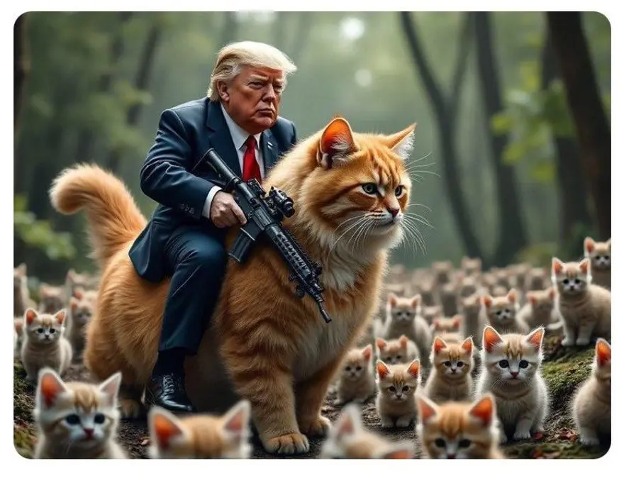 Trump'ın "göçmenler evcil hayvanları yiyor" iddiası sosyal medyayı salladı: Yüzlerce yapay zeka görseli paylaşıldı 13