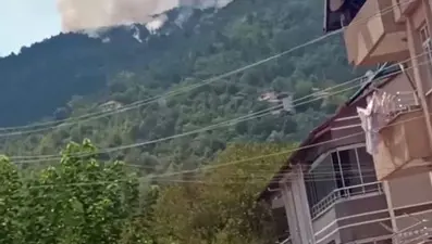 Zonguldak Devrek’teorman yangını