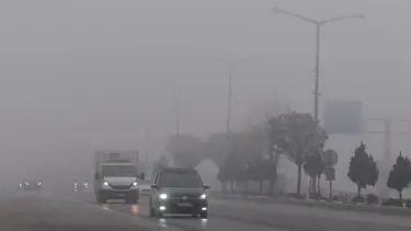 Afyonkarahisar'da sis etkili oldu