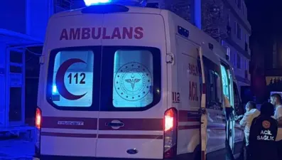 Merdivenden düşen kişi yaralandı