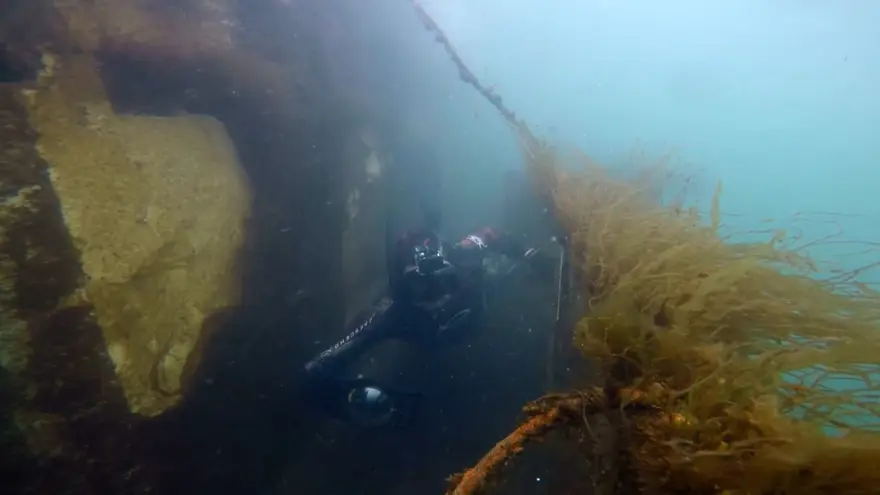 'Hayalet gemi' su altından görüntülendi 2
