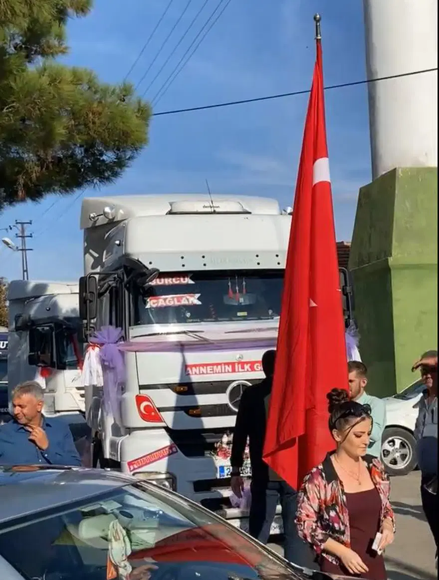 TIR, gelin arabası oldu 5 TIR, gelin arabası oldu 5