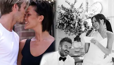 Beckham çiftinden 26. evlilik yıl dönümü kutlaması