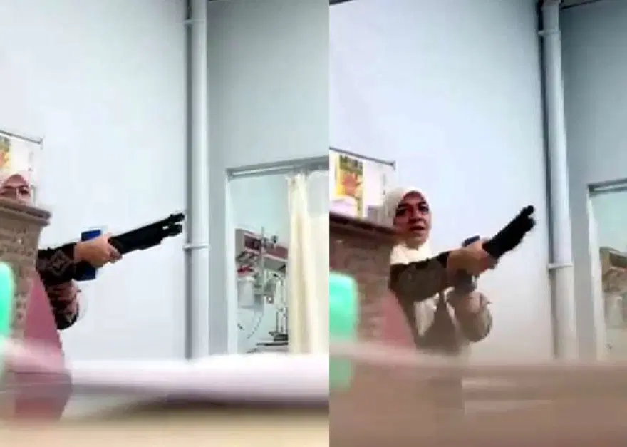 Pompalı tüfekle hastane basan kadın tutuklandı 