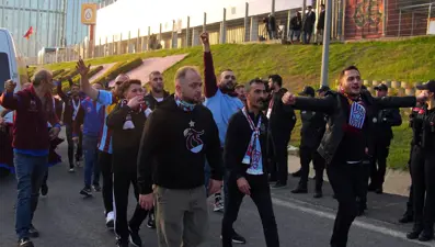 Trabzonspor taraftarı RAMS Park'ta