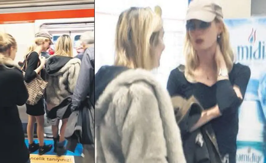 Oyuncu Merve Boluğur otobüste (Toplu taşıma kullanan ünlüler) 53