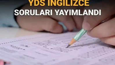 2025-YDS/İngilizce soru kitapçığı ve cevap anahtarı yayımlandı