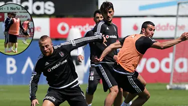 Beşiktaş antrenmanında gerginlik!